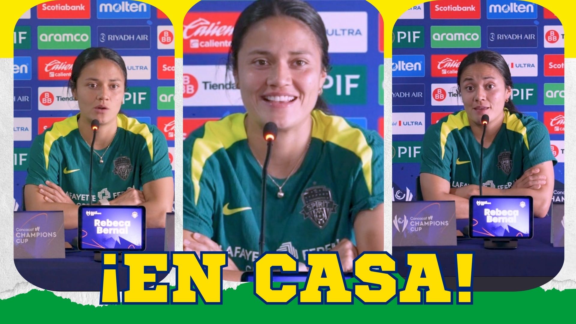 Rebeca Bernal quiere hacer historia con Washington Spirit y reconoce crecimiento de Pachuca